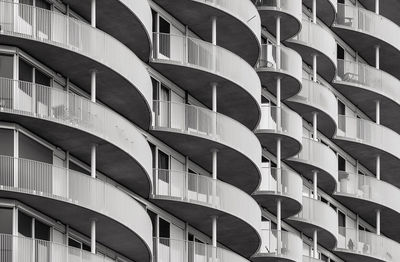 Low angle view of modern building