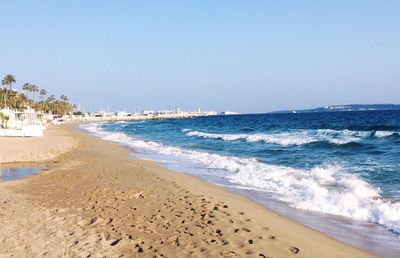 Scenic view of beach