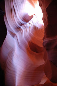 Rock formations in cave