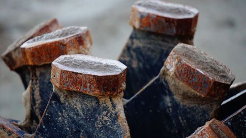 Close-up of rusty metal