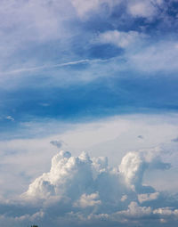 Low angle view of clouds in sky