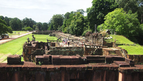 View of old ruin building
