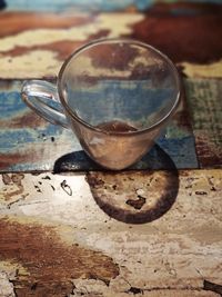 Close-up of drink on table