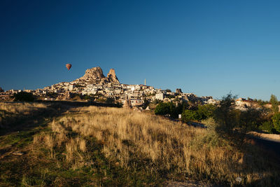 Cappadocia, turkey - october 14 2021. beautiful scenes in goreme, cappadocia.