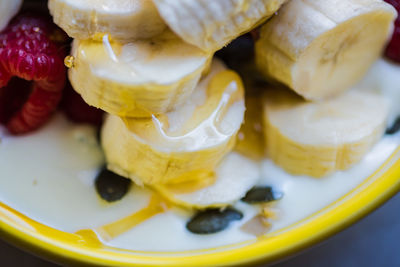 Close-up of dessert in plate