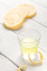 Close-up of drink on table