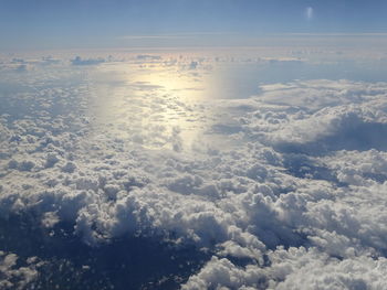 Aerial view of cloudscape