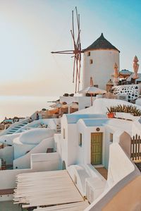 Traditional windmill at seaside