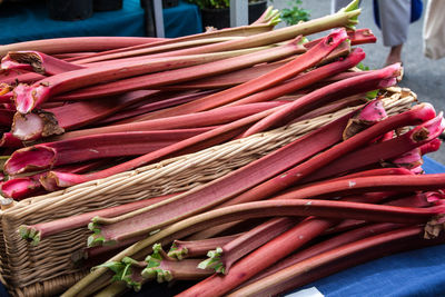 Close-up of vegetables for sale at market stall