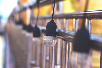 Close-up of light bulb