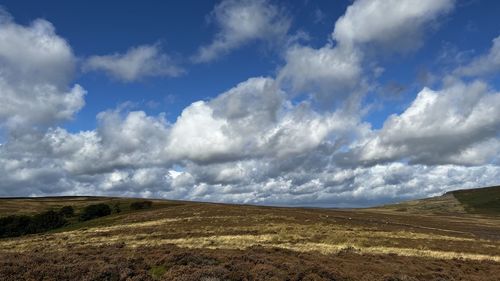 Panoramic view of landscape against sky