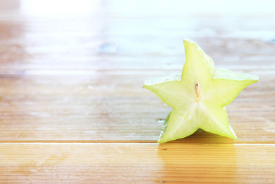 Close-up of fruit on table