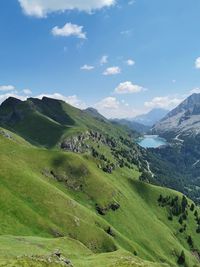 Scenic view of landscape against sky