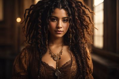 curly hair