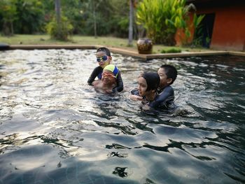 swimming