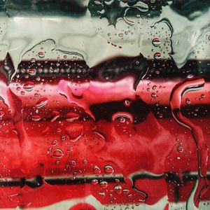 Close-up of water drops on white background