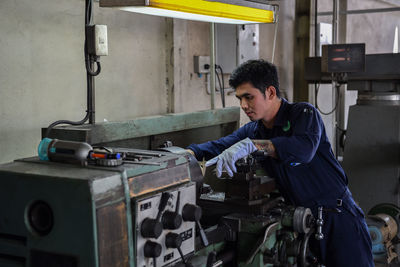 Man working in factory