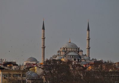 View of cathedral against clear sky