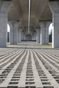 Empty corridor of building