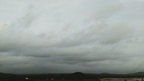 Storm clouds over sky