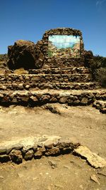 View of old ruins