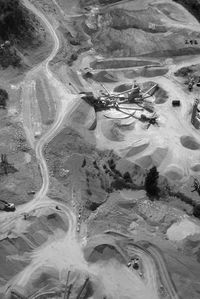 High angle view of landscape