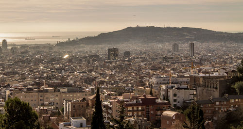 Cityscape against sky