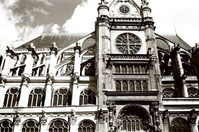 Low angle view of building against sky