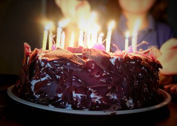 Close-up of cake