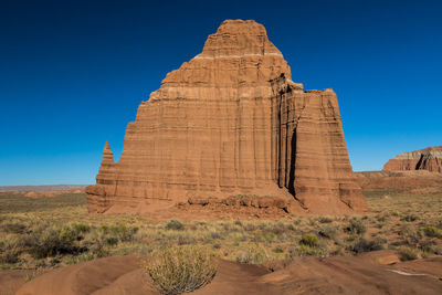 Majestic rock formation in utah