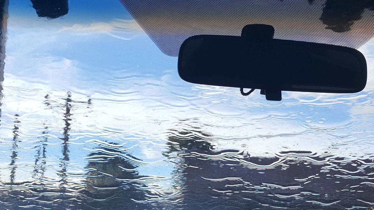 CLOSE-UP OF REFLECTION OF WATER