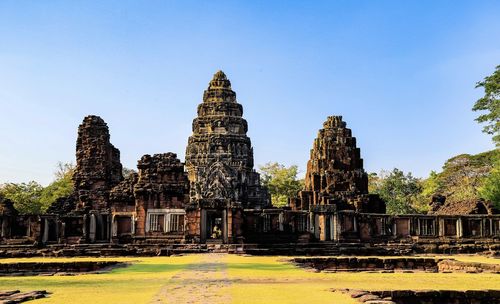 Phimai stone castle,khmer civilization in thailand.