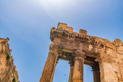 Baalbek temple complex located in the bekaa valley lebanon