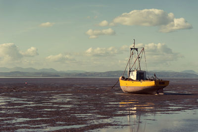 Boats in sea