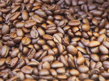 Full frame shot of coffee beans