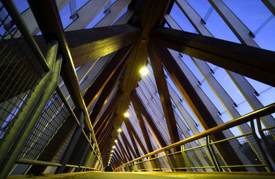 Low angle view of bridge against sky