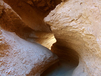 Rock formations in canyon