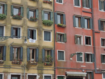 Low angle view of residential building