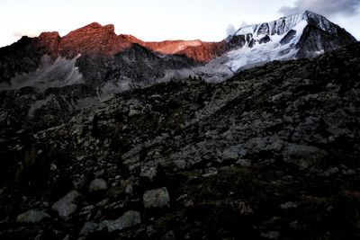 Scenic view of mountains