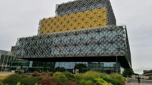 Low angle view of building against sky