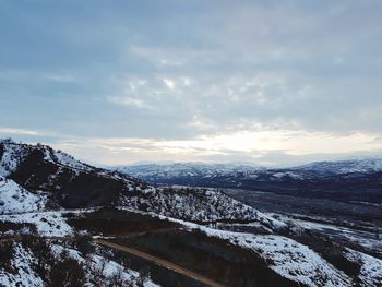 Snow view mountain