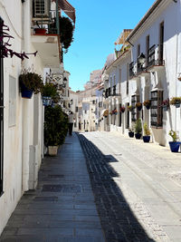 Street amidst buildings in city