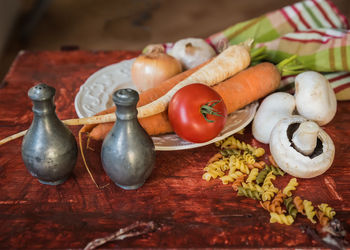 Close-up view of vegetables