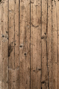 Full frame shot of wooden wall