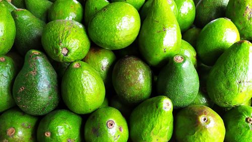 Full frame shot of fruits for sale in market