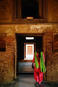 Woman in a temple