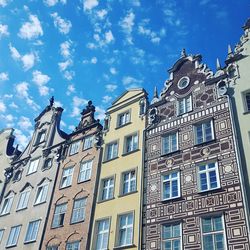 Low angle view of building against sky