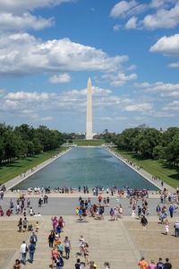 People on the mall, dc