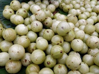 Full frame shot of fruits in market