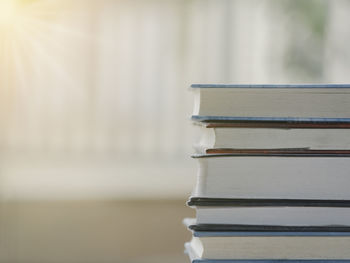 Close-up of books